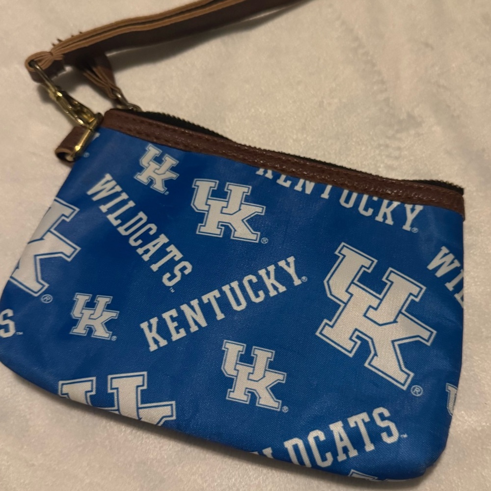 Kentucky Wildcats Small Blue Wristlet